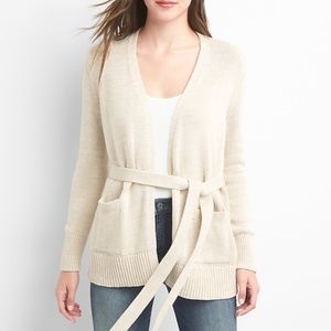 Gap Tie Belt Cardigan